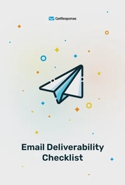 Email Deliverability Checklist by GetResponse cover