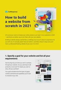 How to Build a Website From Scratch - Infographic