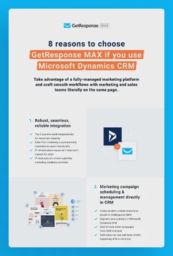 8 Reasons to Choose GetResponse MAX if You Use Microsoft Dynamics CRM