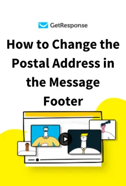 How to Change the Postal Address in the Message Footer