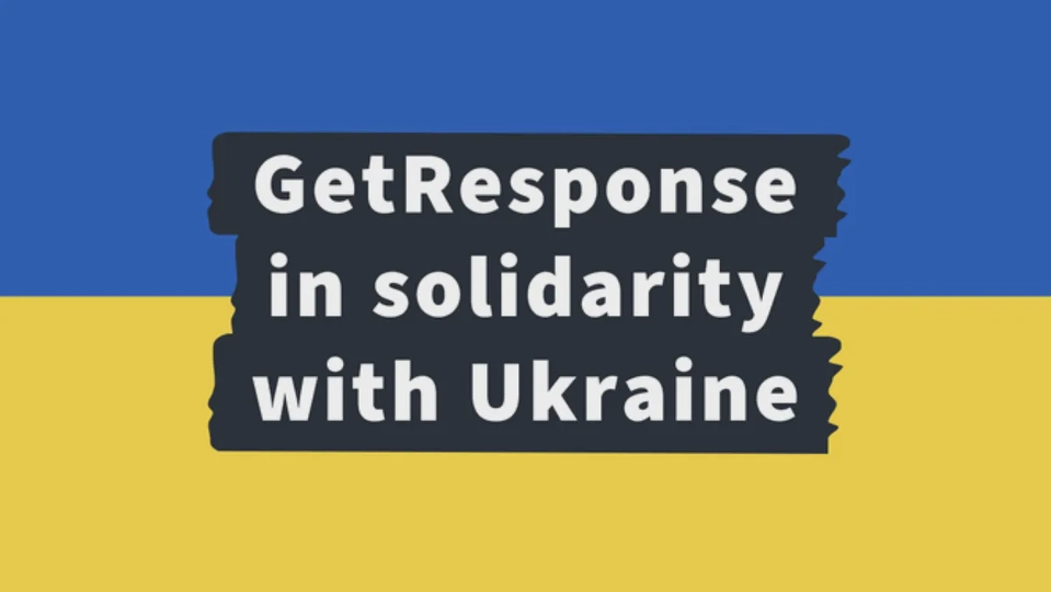 GetResponse reafirma su solidaridad hacia Ucrania